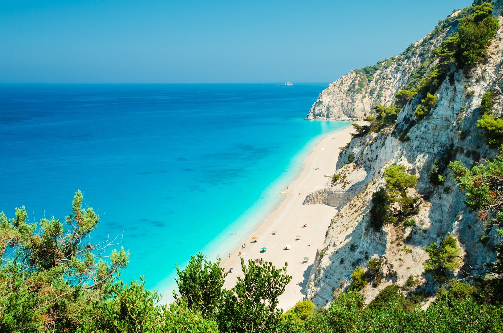 Lefkada pláž Egremni