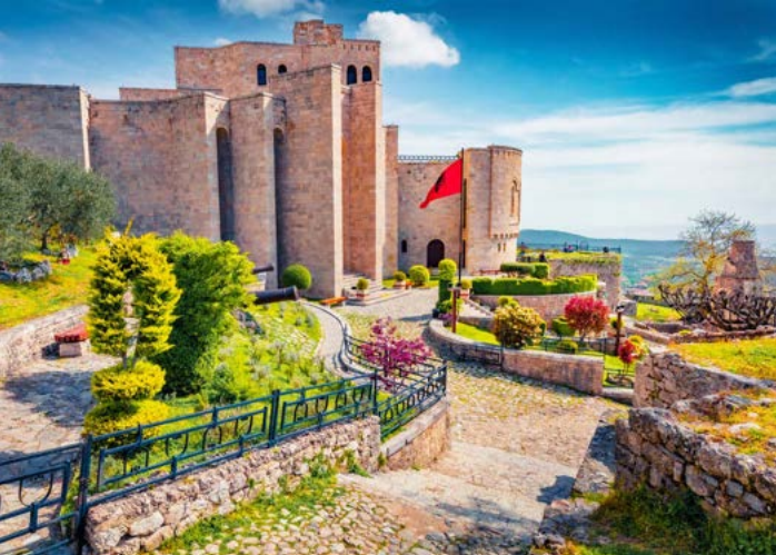 MĚSTA TIRANA A KRUJA