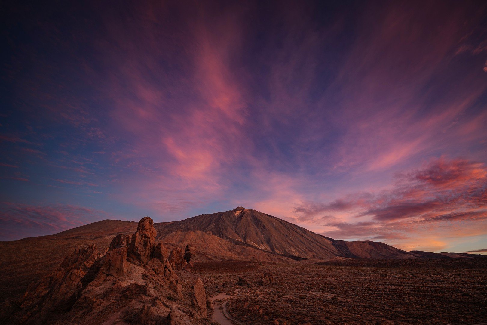 Teide v noci