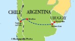 Argentina, Chile, Uruguay - Argentina - Uruguay - Chile
