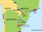 Argentina, Brazílie, Uruguay - Argentina - Uruguay - Brazílie - Paraguay