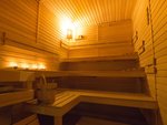 Finská sauna ve vnitřní části wellness centra