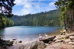 Česká republika, Šumava, Kašperské Hory - Šumava z české i německé strany