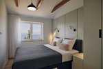 Malinska Green apartmány - apartmán se dvěma ložnicemi a balkonem pohled moře -  Malinska (ostrov Krk) - 101 CK Zemek - Chorvatsko