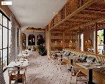 Posezení u recepce Render