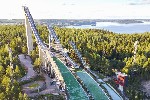 Skokanské můstky ve městě Llahti - poznávací zájezdy do Finska