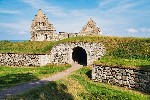 Hrad Visingsborg na ostrově Visingso na jezeře Vatterm