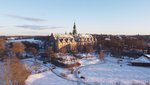 Severské muzeum na ostrov  Djurgården v zimě