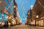 ulice Aleksanterinkatu v advetním čase