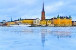 Zimní atmosféra Stockholmu