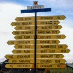 Dopravní značení u Narviku