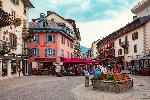 Centrum města Chamonix - cestování po Francii