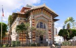 Schoelcherova knihovna ve Fort de France je historickou památkou