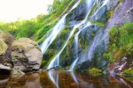 Nejvyšší vodopád Irska Powerscourt Waterfall