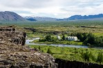 Kostel Thingvellir v údolí stejnojmenného Národního parku