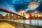 Západ slunce nad Manhattanem