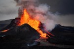 Všudypřítomná lávová činnost, zde na poloostrově Reykjanes
