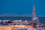 Přítmí adventího Reykjavíku
