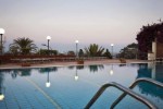 Itálie, Sicílie, Taormina - Villa Esperia - výhled od bazénu