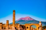 The famous antique site of Pompeii