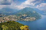 Výhled ze San Salvatore na Lugano - poznávací zájezdy do hor