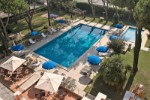 Itálie, Toskánsko, Marina di Pietrasanta - VERSILIA PALACE HOTEL - bazén v zahradě