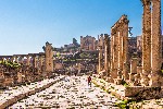 Jordánsko - antické město Džeraš