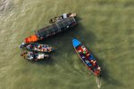Plovoucí trh Cia Rang na řece Mekong
