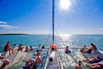 Katamarán na Cayo Blanco