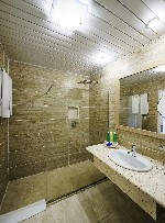 Dvoulůžkový pokoj superior s výhledem na moře - koupelna