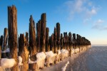 Okouzlující zimní krajina Baltského moře