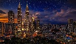 Kuala Lumpur v noci