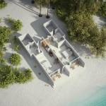 Deluxe beach villa půdorys