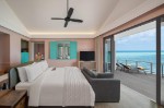 Sunrise/sunset overwater villa
