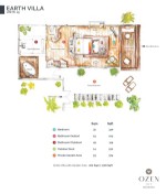 Earth villa - půdorys