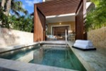 Dvoulůžkový pokoj s terasou a vlastním bazénem 