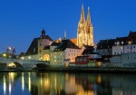 Německo, Bavorsko, Regensburg - Adventní Regensburg