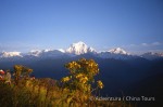 Hotel Krásy Nepálu a panorama Himálaje dovolená