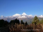 Hotel Krásy Nepálu a panorama Himálaje dovolená