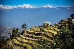 Výhled na pohoří v Nepálu, Nagarkot19