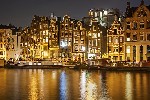 Nizozemí - Amsterdam večer