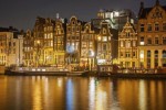 Nizozemí - Amsterdam večer