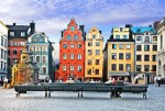 Gamla stan s labyrintem křivolakých uliček ve Stockholmu