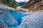 Ledovec Nigardsbreen - část masivního ledovce Jostedalsbreen