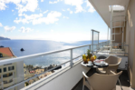 Balkon směrem k moři