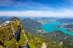 Vrchol Schafberg - pěší turistika v Solné komoře