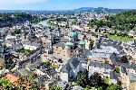 Salzburg z pevnosti Hohensalzburg