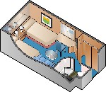 Kajuta vnitřní Celebrity Infinity