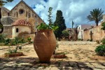 Historický klášter Arkadi na ostrově Kréta