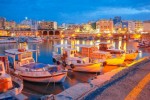 Starý přístav ve městě Heraklion